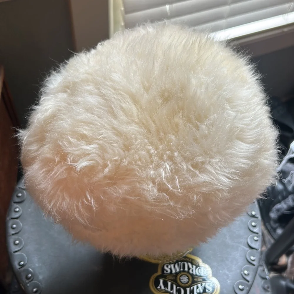 Vintage Handcrafted Genuine Sheepskin Hat - Picture 3 of 9